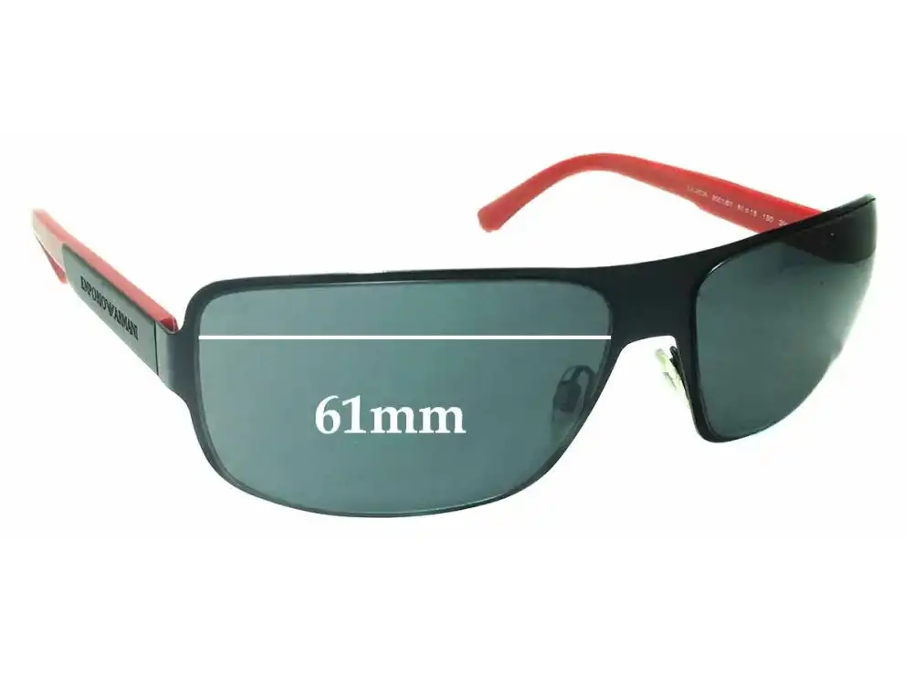 Sunglass Fix Lentes de Repuesto para Emporio Armani EA2005 - 61mm Wide Sunglass Fix Lentes de Repuesto para Emporio Armani EA2005 - 61mm Wide