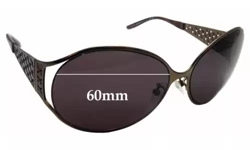 Sunglass Fix Lentes de Repuesto para Escada SES 681/S - 60mm Wide Sunglass Fix Lentes de Repuesto para Escada SES 681/S - 60mm Wide