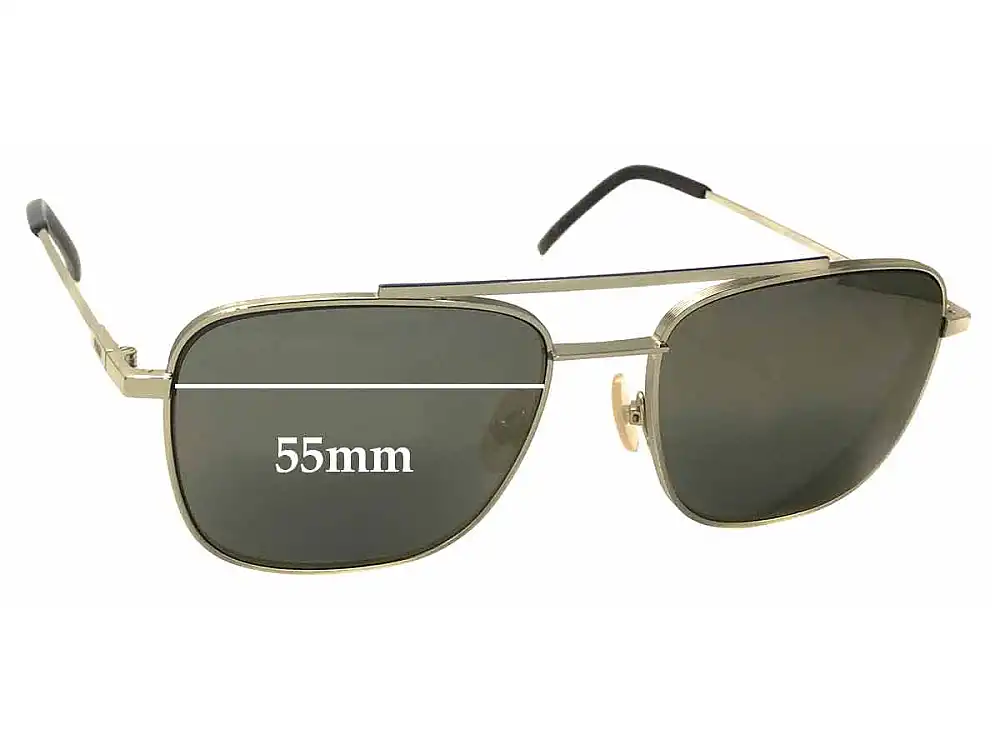 Sunglass Fix Lentes de Repuesto para Fendi FF M0008/S - 55mm Wide Sunglass Fix Lentes de Repuesto para Fendi FF M0008/S - 55mm Wide