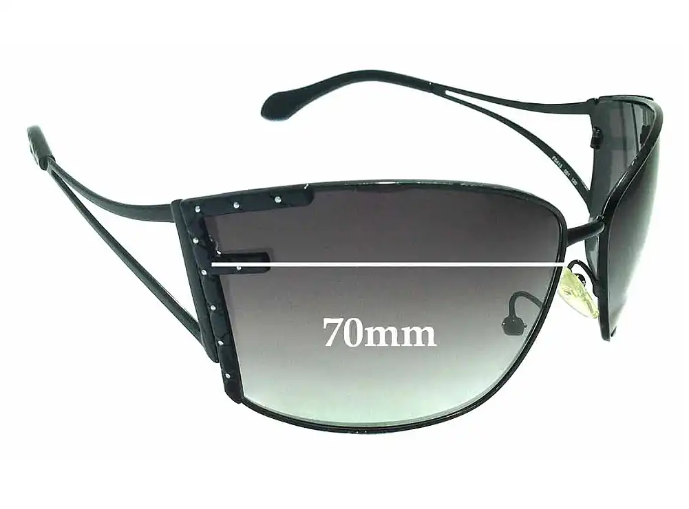 Sunglass Fix Lentes de Repuesto para Fendi FS 413 - 70mm Wide Sunglass Fix Lentes de Repuesto para Fendi FS 413 - 70mm Wide