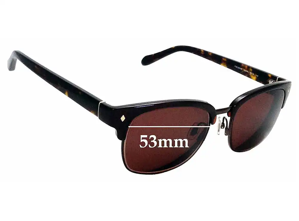 Sunglass Fix Lentes de Repuesto para Fossil FOS 2003/S - 53mm Wide Sunglass Fix Lentes de Repuesto para Fossil FOS 2003/S - 53mm Wide