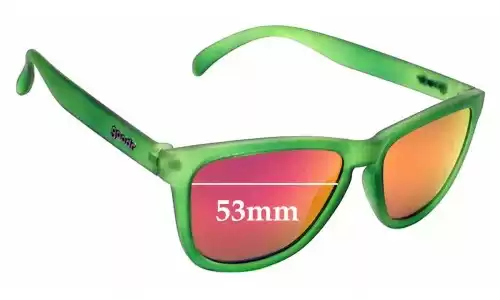 Goodr Oberon's Viking Funeral Replacement Lenses 53mm Sunglass Fix Replacement Lenses for Goodr Oberon's Viking Funeral - 53mm Wide