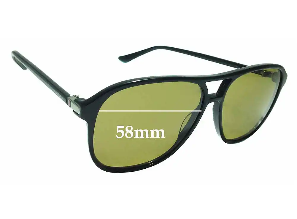 Sunglass Fix Lentes de Repuesto para Gucci GG0016/S - 58mm Wide Sunglass Fix Lentes de Repuesto para Gucci GG0016/S - 58mm Wide