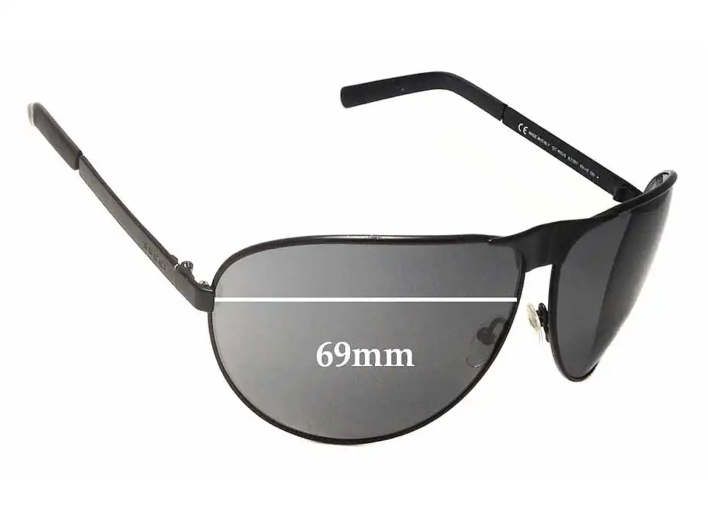 Sunglass Fix Lentes de Repuesto para Gucci GG1813/S - 69mm Wide Sunglass Fix Lentes de Repuesto para Gucci GG1813/S - 69mm Wide
