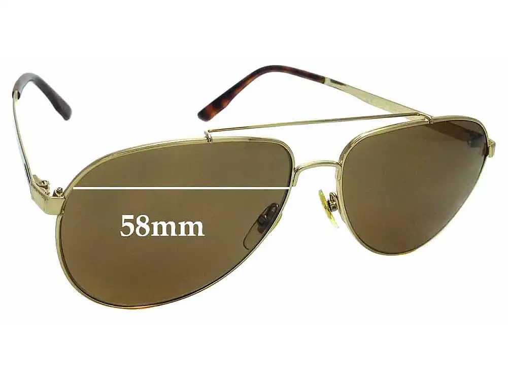 Sunglass Fix Lentes de Repuesto para Gucci GG1912/S - 58mm Wide Sunglass Fix Lentes de Repuesto para Gucci GG1912/S - 58mm Wide