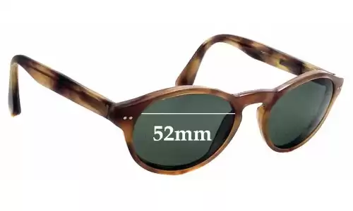 Sunglass Fix Lentes de Repuesto para Hackett Bespoke HEB047 - 52mm Wide Sunglass Fix Lentes de Repuesto para Hackett Bespoke HEB047 - 52mm Wide
