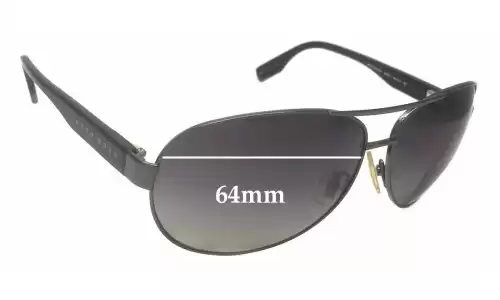 Sunglass Fix Lentes de Repuesto para Hugo Boss 0421/P/S - 64mm Wide Sunglass Fix Lentes de Repuesto para Hugo Boss 0421/P/S - 64mm Wide