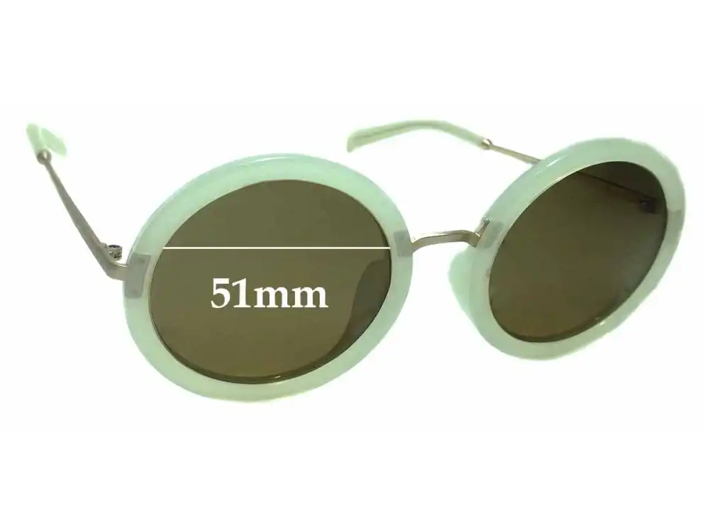 Sunglass Fix Lentes de Repuesto para Jins 1045 - 51mm Wide Sunglass Fix Lentes de Repuesto para Jins 1045 - 51mm Wide