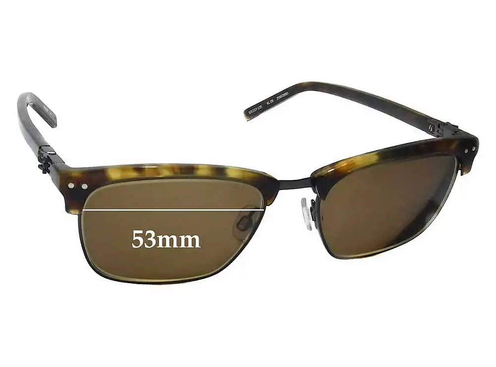 Sunglass Fix Lentes de Repuesto para Karl Lagerfeld KL09 - 53mm Wide Sunglass Fix Lentes de Repuesto para Karl Lagerfeld KL09 - 53mm Wide