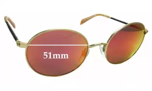 Sunglass Fix Lentes de Repuesto para Kylie Minogue Sun Rx 04 - 51mm Wide Sunglass Fix Lentes de Repuesto para Kylie Minogue Sun Rx 04 - 51mm Wide