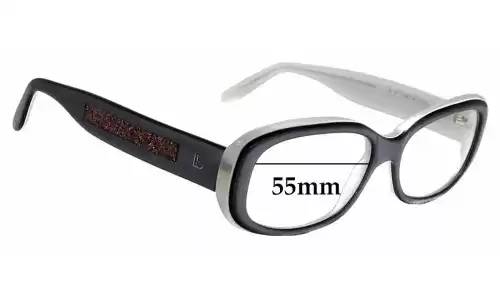 Sunglass Fix Lentes de Repuesto para Laura Biagiotti LB 85102 - 55mm Wide Sunglass Fix Lentes de Repuesto para Laura Biagiotti LB 85102 - 55mm Wide
