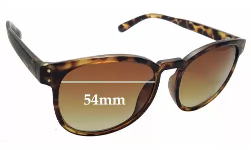 Sunglass Fix Lentes de Repuesto para Locello 342E - 54mm Wide Sunglass Fix Lentes de Repuesto para Locello 342E - 54mm Wide