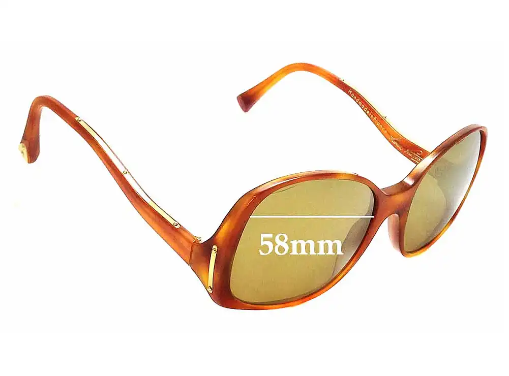 Sunglass Fix Lentes de Repuesto para Louis Vuitton Gina Z0053WN - 58mm Wide Sunglass Fix Lentes de Repuesto para Louis Vuitton Gina Z0053WN - 58mm Wide