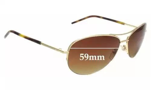 Sunglass Fix Lentes de Repuesto para Marc by Marc Jacobs MMJ 61/S - 59mm Wide Marc by Marc Jacobs MMJ 61/S Lentes de Repuesto 59mm wide