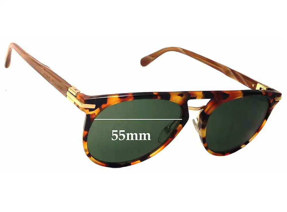 Sunglass Fix Lentes de Repuesto para Marc by Marc Jacobs MJ 627/S - 55mm Wide Sunglass Fix Lentes de Repuesto para Marc by Marc Jacobs MJ 627/S - 55mm Wide