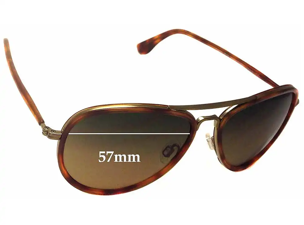 Sunglass Fix Lentes de Repuesto para Maui Jim MJ260 Honomanu - 57mm Wide Sunglass Fix Lentes de Repuesto para Maui Jim MJ260 Honomanu - 57mm Wide