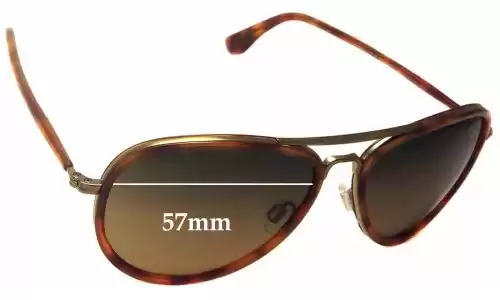 Sunglass Fix Lentes de Repuesto para Maui Jim MJ260 Honomanu - 57mm Wide Sunglass Fix Lentes de Repuesto para Maui Jim MJ260 Honomanu - 57mm Wide