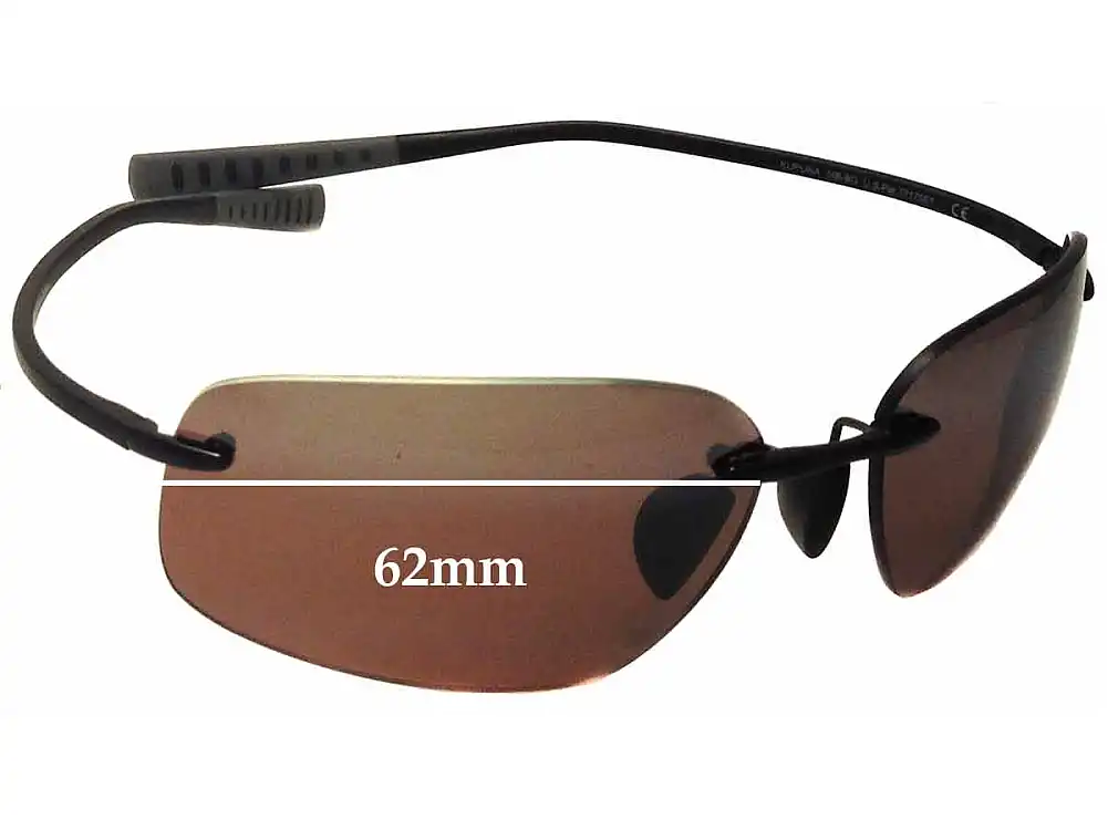 Sunglass Fix Lentes de Repuesto para Maui Jim MJ742 Kupuna - 62mm Wide Sunglass Fix Lentes de Repuesto para Maui Jim MJ742 Kupuna - 62mm Wide