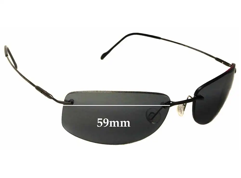 Sunglass Fix Lentes de Repuesto para Maui Jim MJ450 Lahaina - 59mm Wide Sunglass Fix Lentes de Repuesto para Maui Jim MJ450 Lahaina - 59mm Wide