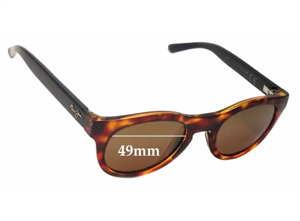 Sunglass Fix Lentes de Repuesto para Maui Jim MJ287 Liana - 49mm Wide Sunglass Fix Lentes de Repuesto para Maui Jim MJ287 Liana - 49mm Wide