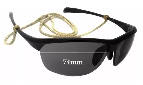 Maui Jim Middles MJ428 Replacement Lenses 74mm Maui Jim Middles MJ428 Replacement Sunglass Lenses - 74mm wide