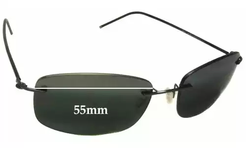 Sunglass Fix Lentes de Repuesto para Maui Jim MJ718 Myna - 55mm Wide Sunglass Fix Lentes de Repuesto para Maui Jim MJ718 Myna - 55mm Wide