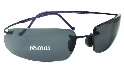 Sunglass Fix Lentes de Repuesto para Maui Jim MJ918 Big Beach - 68mm Wide Sunglass Fix Lentes de Repuesto para Maui Jim MJ918 Big Beach - 68mm Wide