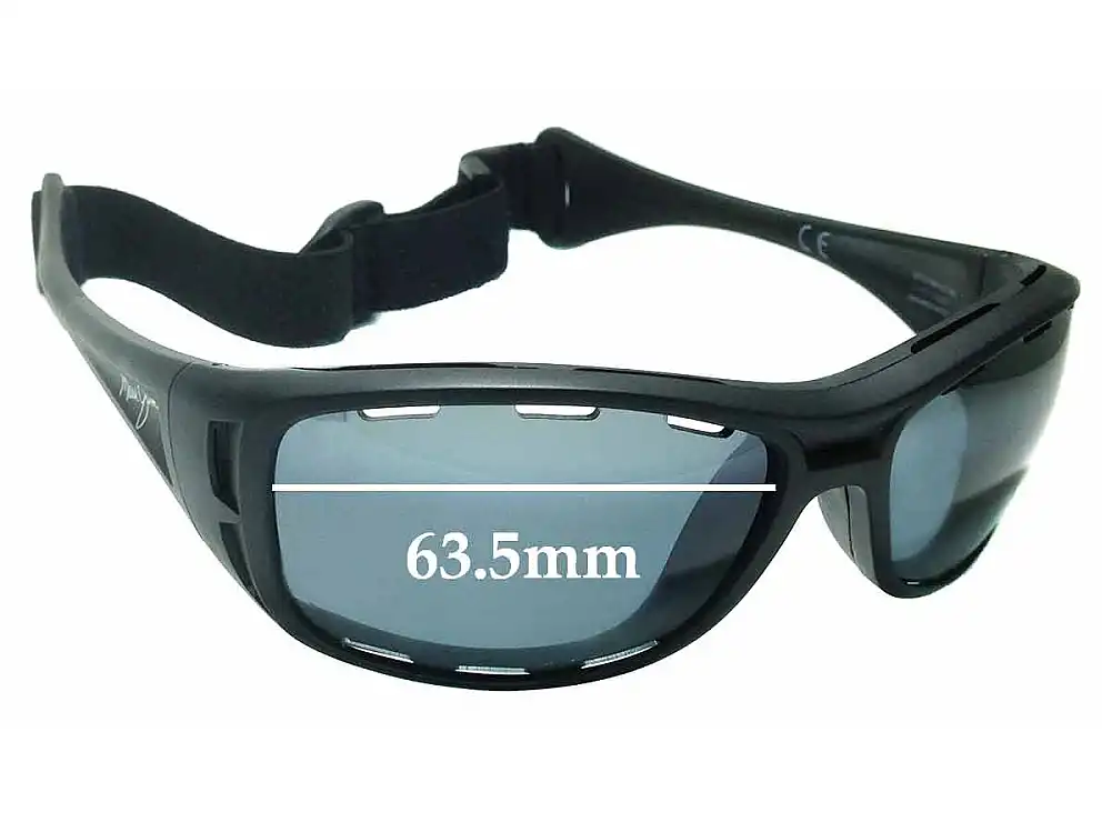 Sunglass Fix Lentes de Repuesto para Maui Jim MJ410 Waterman - 63mm Wide Sunglass Fix Lentes de Repuesto para Maui Jim MJ410 Waterman - 63mm Wide