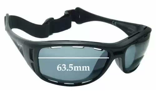 Sunglass Fix Lentes de Repuesto para Maui Jim MJ410 Waterman - 63mm Wide Maui Jim MJ410 Waterman Lentes de Repuesto 63mm wide
