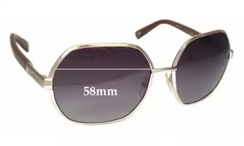Sunglass Fix Lentes de Repuesto para MaxMara MM-Bette 2 - 58mm Wide Sunglass Fix Lentes de Repuesto para MaxMara MM-Bette 2 - 58mm Wide