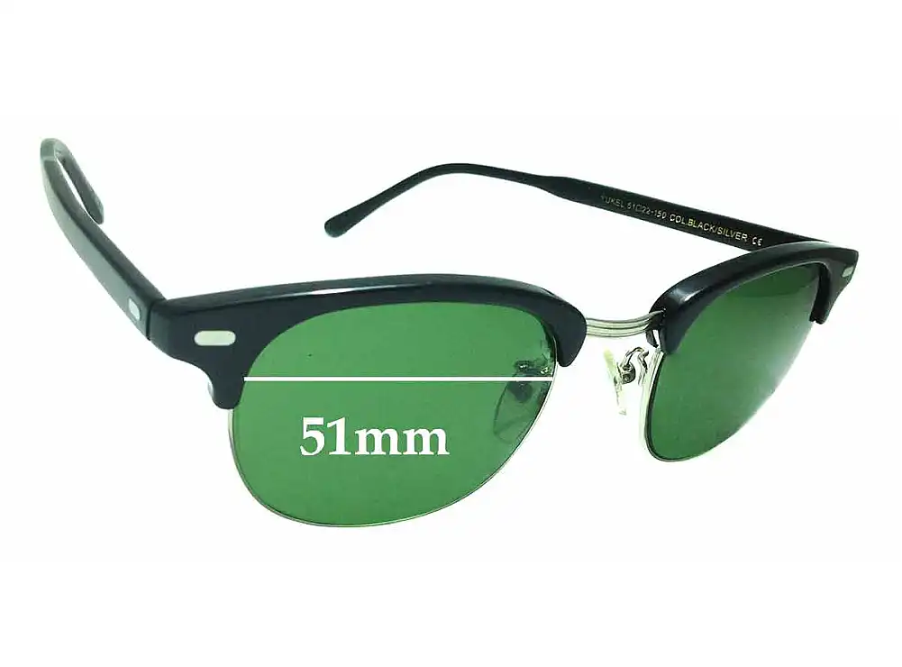Sunglass Fix Lentes de Repuesto para Moscot Yukel - 51mm Wide Sunglass Fix Lentes de Repuesto para Moscot Yukel - 51mm Wide