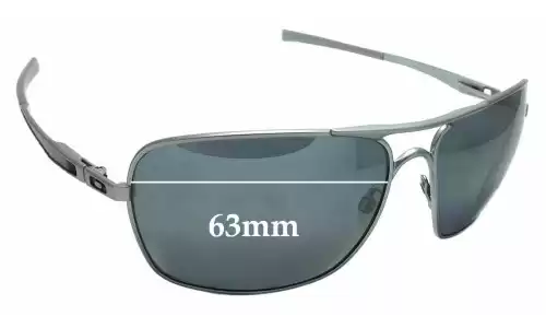 Sunglass Fix Lentes de Repuesto para Oakley Plaintiff Squared OO4063 - 63mm Wide Sunglass Fix Lentes de Repuesto para Oakley Plaintiff Squared OO4063 - 63mm Wide