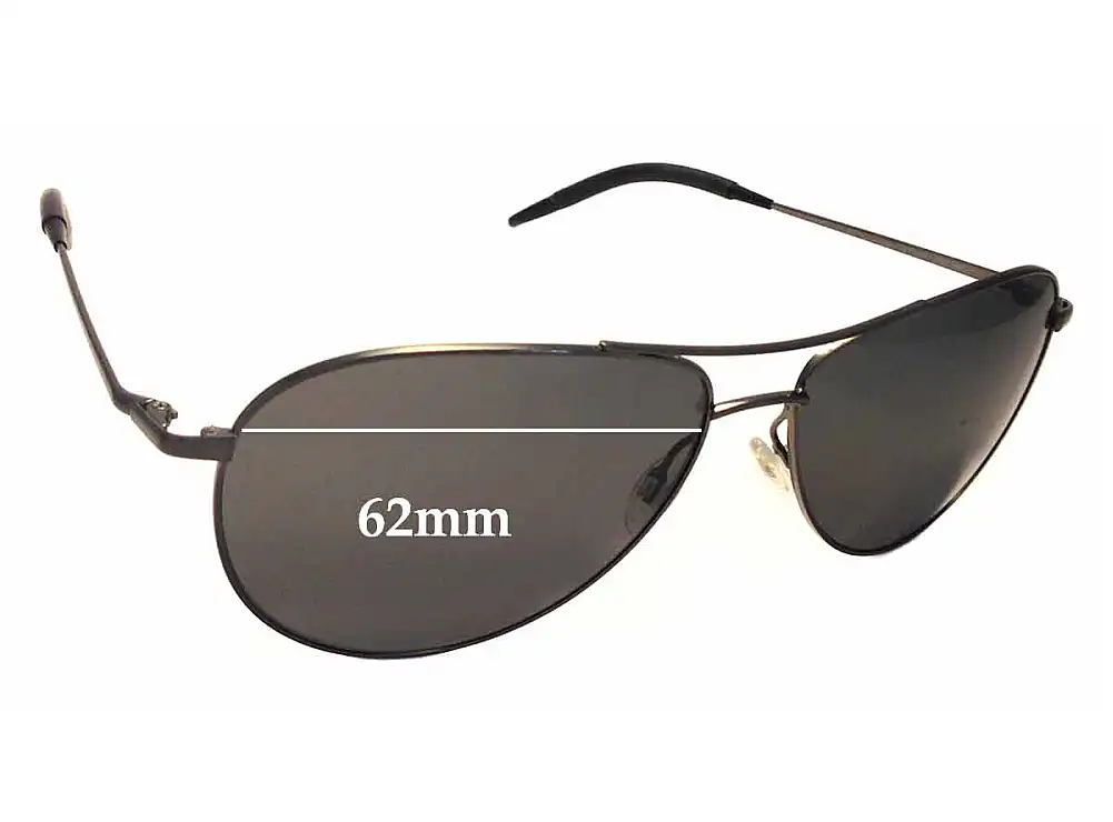 Sunglass Fix Lentes de Repuesto para Oliver Peoples OV1002-S Benedict - 62mm Wide Sunglass Fix Lentes de Repuesto para Oliver Peoples OV1002-S Benedict - 62mm Wide