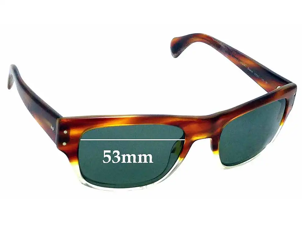 Sunglass Fix Lentes de Repuesto para Oliver Peoples Evason OV5243-S - 53mm Wide Sunglass Fix Lentes de Repuesto para Oliver Peoples Evason OV5243-S - 53mm Wide