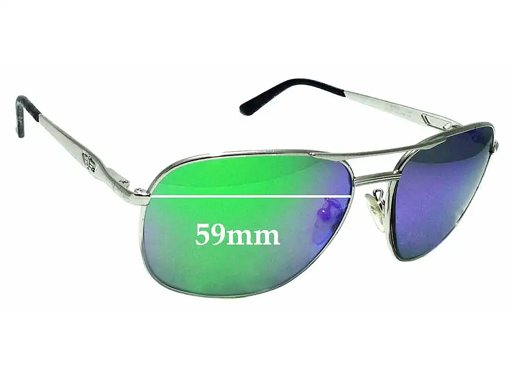 Sunglass Fix Lentes de Repuesto para Police S8846 Voltage 1 - 59mm Wide Sunglass Fix Lentes de Repuesto para Police S8846 Voltage 1 - 59mm Wide