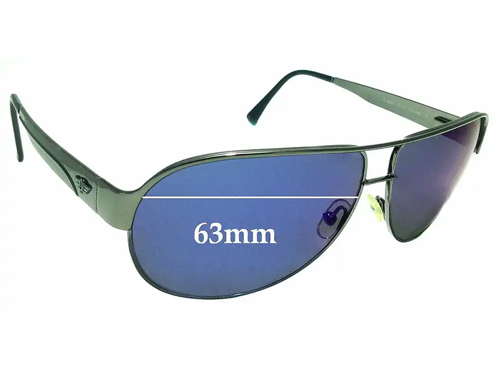 Sunglass Fix Lentes de Repuesto para Police S8511 - 63mm Wide Sunglass Fix Lentes de Repuesto para Police S8511 - 63mm Wide