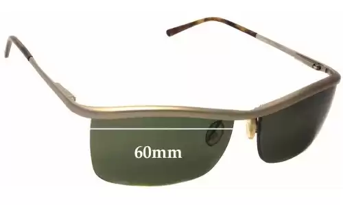 Sunglass Fix Lentes de Repuesto para Prada SPR57C - 60mm Wide Sunglass Fix Lentes de Repuesto para Prada SPR57C - 60mm Wide