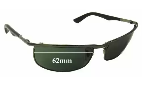 Sunglass Fix Lentes de Repuesto para Ray-Ban RB3459 - 62mm Wide Ray-Ban RB3459 Lentes de Repuesto 62mm wide