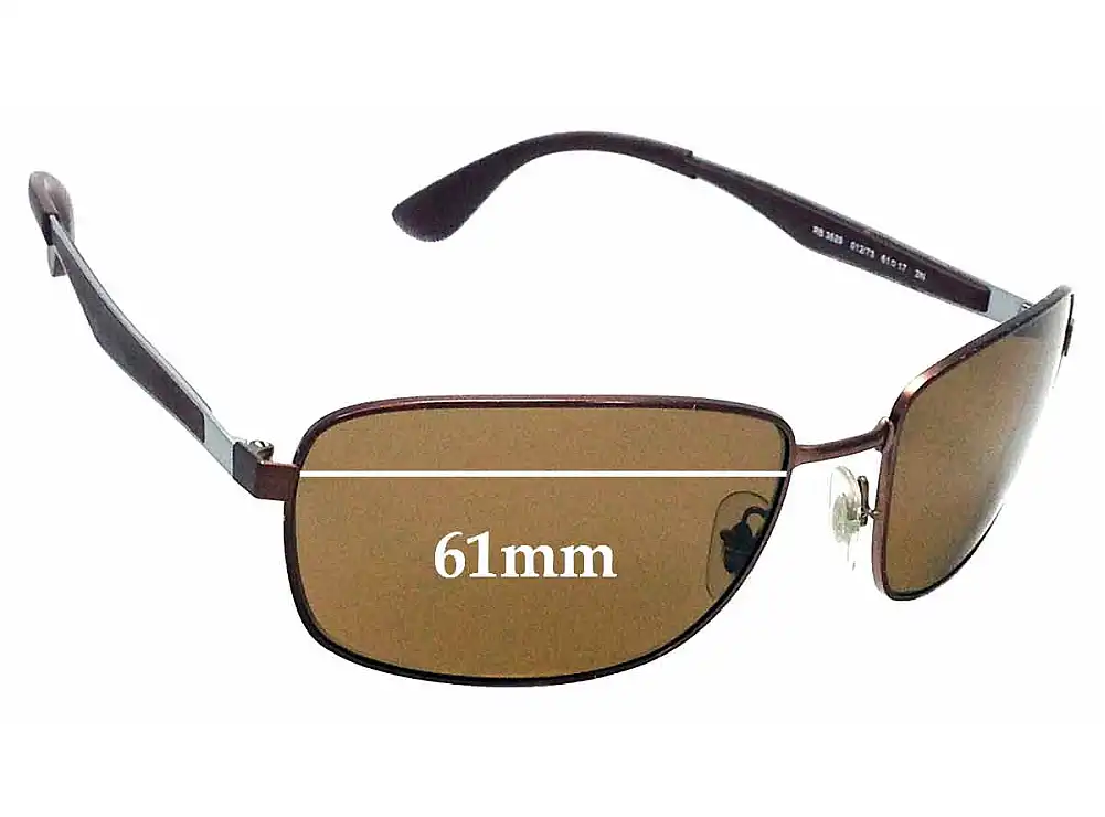 Sunglass Fix Lentes de Repuesto para Ray-Ban RB3529 - 61mm Wide Sunglass Fix Lentes de Repuesto para Ray-Ban RB3529 - 61mm Wide