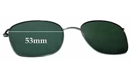 Sunglass Fix Lentes de Repuesto para Ray-Ban RB6042-2502 - 53mm Wide Ray-Ban RB6042-2502 Lentes de Repuesto 53mm wide