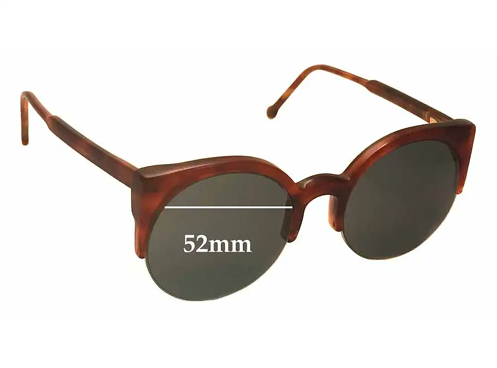 Sunglass Fix Lentes de Repuesto para Retro Super Future LUCIA 284 - 52mm Wide Sunglass Fix Lentes de Repuesto para Retro Super Future LUCIA 284 - 52mm Wide