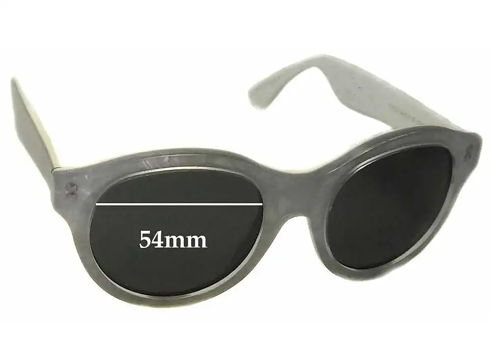 Sunglass Fix Lentes de Repuesto para Retro Super Future Mona Pool - 54mm Wide Sunglass Fix Lentes de Repuesto para Retro Super Future Mona Pool - 54mm Wide