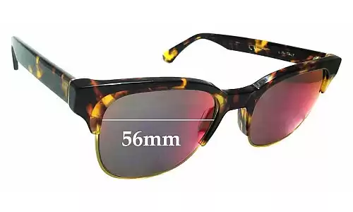 Sunglass Fix Lentes de Repuesto para Retro Super Future Lele Infrared - 56mm Wide Sunglass Fix Lentes de Repuesto para Retro Super Future Lele Infrared - 56mm Wide