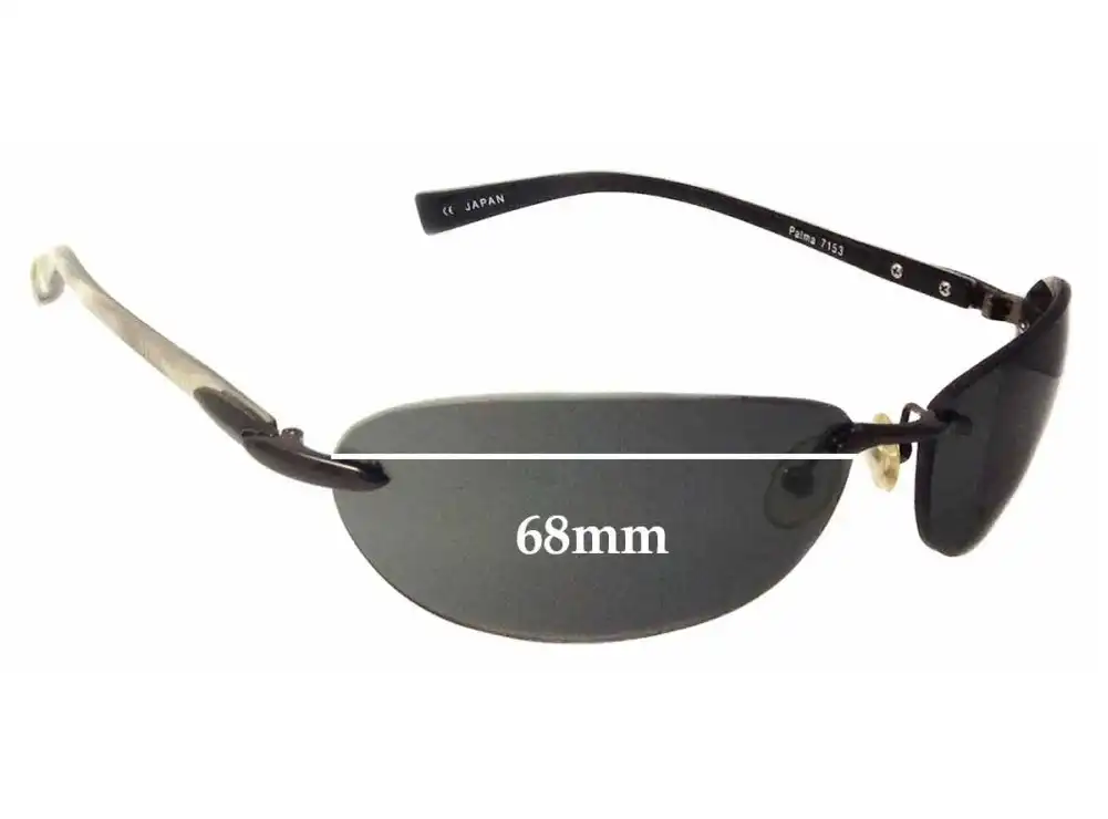 Sunglass Fix Lentes de Repuesto para Serengeti Palma - 68mm Wide Sunglass Fix Lentes de Repuesto para Serengeti Palma - 68mm Wide