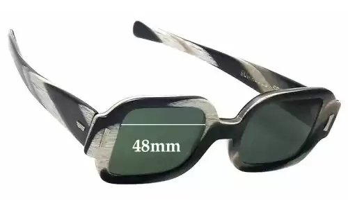Sunglass Fix Lentes de Repuesto para Sunmodes SRO Get Squared - 48mm Wide Sunglass Fix Lentes de Repuesto para Sunmodes SRO Get Squared - 48mm Wide