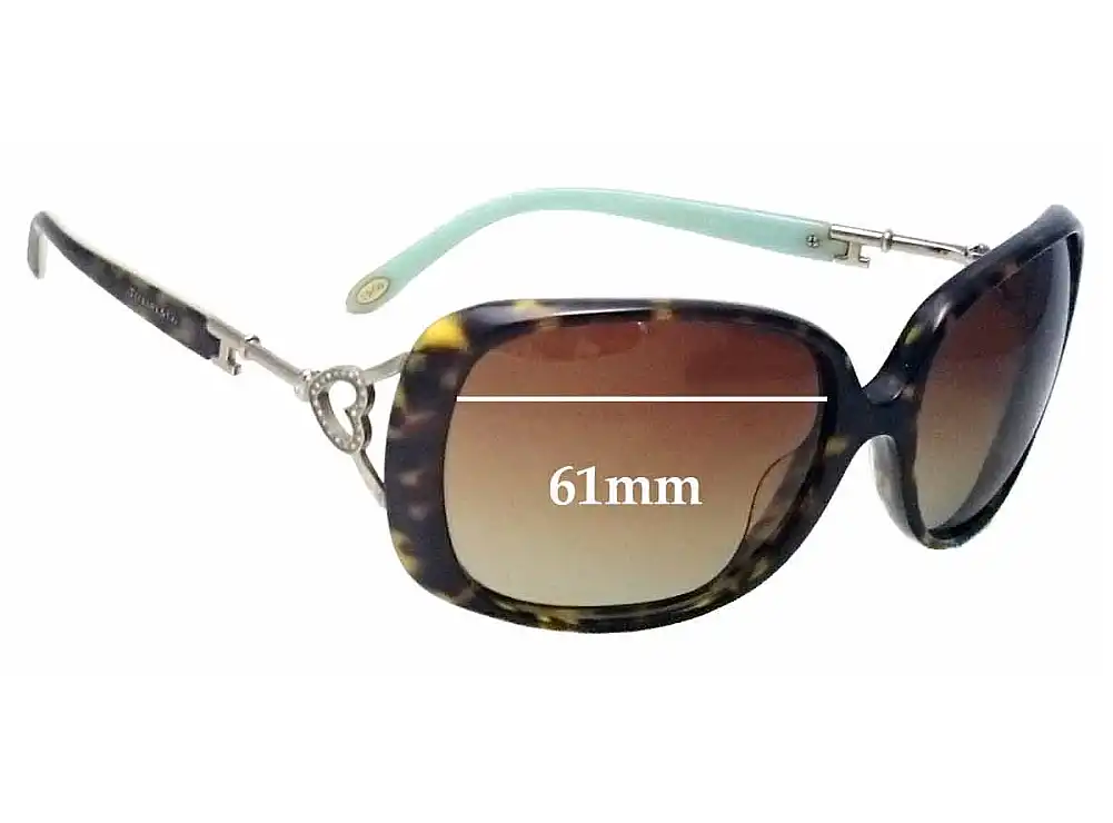 Sunglass Fix Lentes de Repuesto para Tiffany & Co TF 4055-B - 61mm Wide Sunglass Fix Lentes de Repuesto para Tiffany & Co TF 4055-B - 61mm Wide