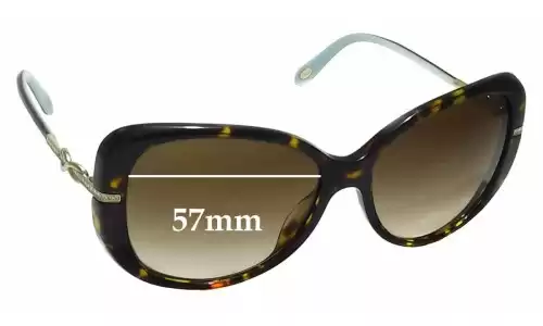 Sunglass Fix Lentes de Repuesto para Tiffany & Co TF 4126-B - 57mm Wide Sunglass Fix Lentes de Repuesto para Tiffany & Co TF 4126-B - 57mm Wide