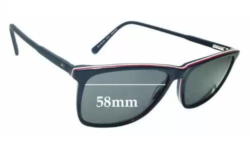 Sunglass Fix Lentes de Repuesto para Tommy Hilfiger TH 81 - 58mm Wide Sunglass Fix Lentes de Repuesto para Tommy Hilfiger TH 81 - 58mm Wide