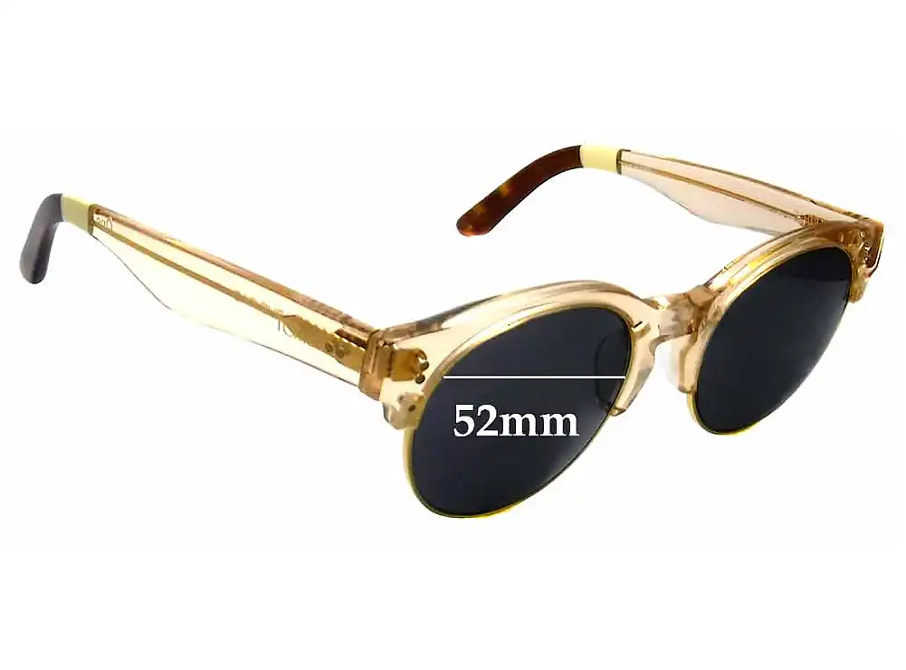 Sunglass Fix Lentes de Repuesto para Toms Charlie Rae - 52mm Wide Sunglass Fix Lentes de Repuesto para Toms Charlie Rae - 52mm Wide