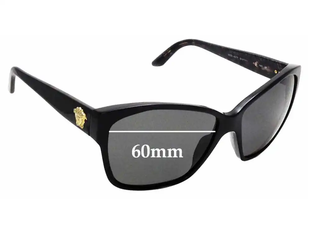Sunglass Fix Lentes de Repuesto para Versace MOD 4277 - 60mm Wide Sunglass Fix Lentes de Repuesto para Versace MOD 4277 - 60mm Wide